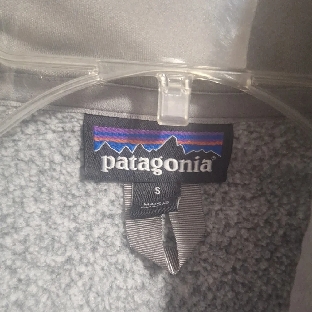 Patagonia Heathered Gray Half Zip Pullover Jacket Sweater Sweatshirt-S